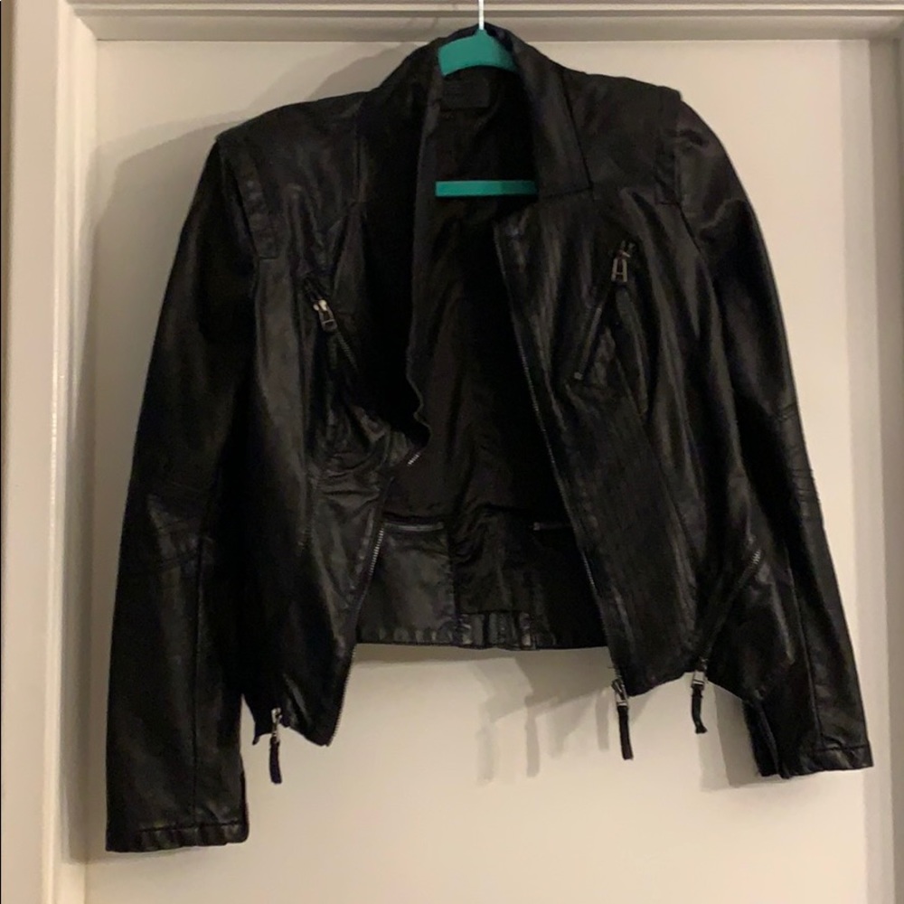 Blank nyc faux leather jacket